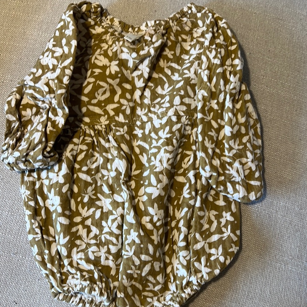 Rylee + Cru Floral Romper 6-12 months